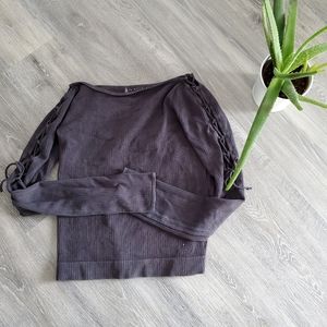 Free people off the shoulder shirt